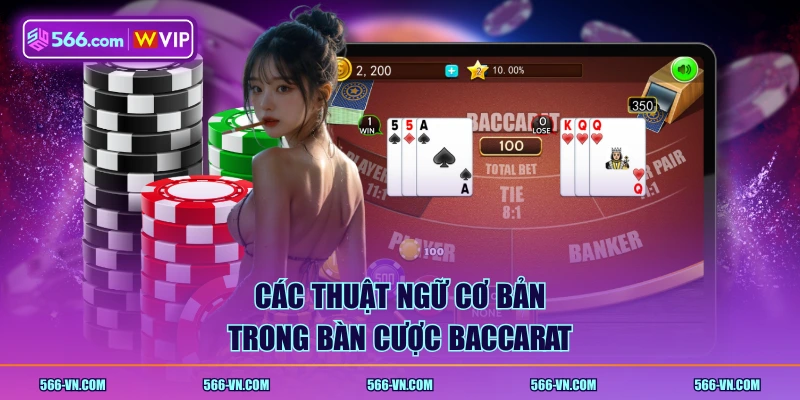 Các thuật ngữ cơ bản trong bàn cược Baccarat