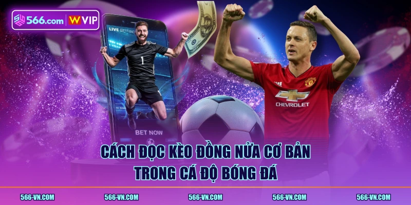 Cách đọc kèo đồng nửa cơ bản trong cá độ bóng đá